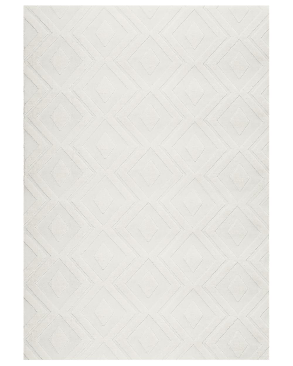 Tapete KEVIREL Branco creme 160 x 230 cm