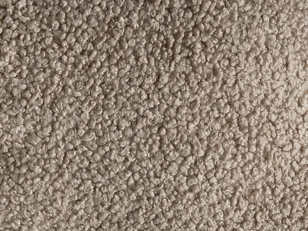 Zestaw 3 poduszek dekoracyjnych WINTERLAND 30 x 35 cm 45 x 25 cm Boucle Beżowoszary Wzór świąteczny_1032968