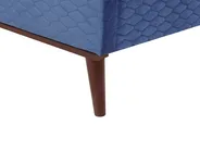 Bed Velvet BAYONNE 180 x 200 cm (EU Super King) Blue_901382