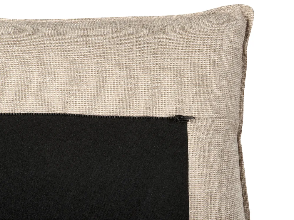 Corner Sofa 3 Seater SERSAN Chenille Beige Right Hand_929136
