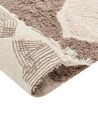 Teppich Baumwolle braun / beige 160 x 230 cm SINOP_839715