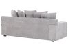 3 Seater Jumbo Cord Sofa Light Grey VISKAN_939107