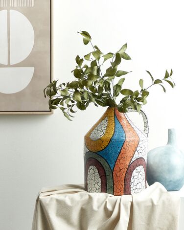 Terracotta Decorative Vase 38 cm Mulitcolour PUTRAJAYA 