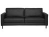 Soffgrupp 2-sits soffa + fåtölj läder svart SAVALEN_725548