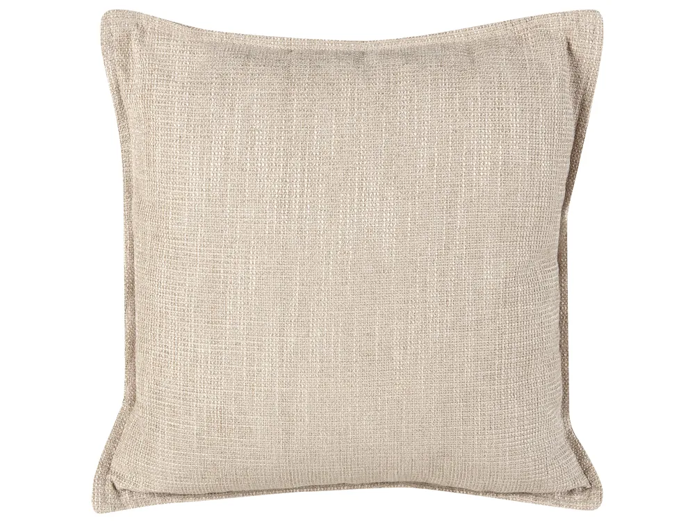 Corner Sofa 3 Seater SERSAN Chenille White Left Hand_876389