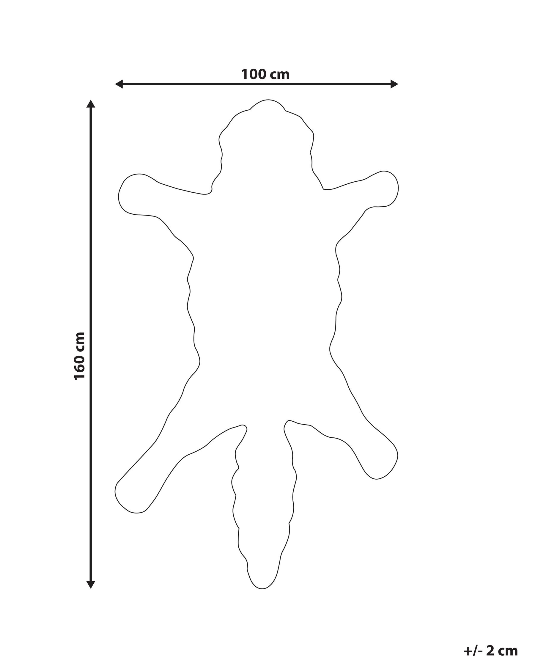 Wool Kids Rug Wolf 100 x 160 cm Beige BALTO_873878