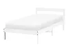 Łóżko Drewno sosnowe MADONE 90 x 200 cm Biały