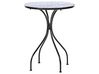 Metal Garden Bistro Set Black CAMPRENA_919853