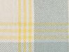 Plaid en coton 125 x 150 cm jaune et vert BETALI_839759