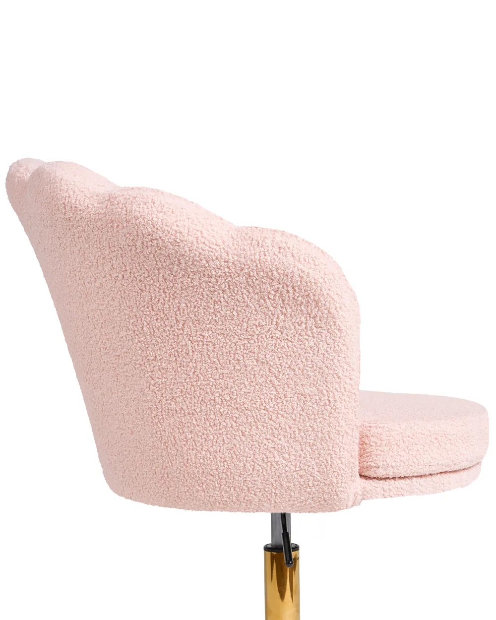 Krzesło obrotowe MONTICELLO Boucle Pastelowy róż_1099036