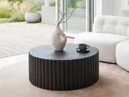 Tavolino da caffè POZZA 117 cm 117 cm Nero_1024420