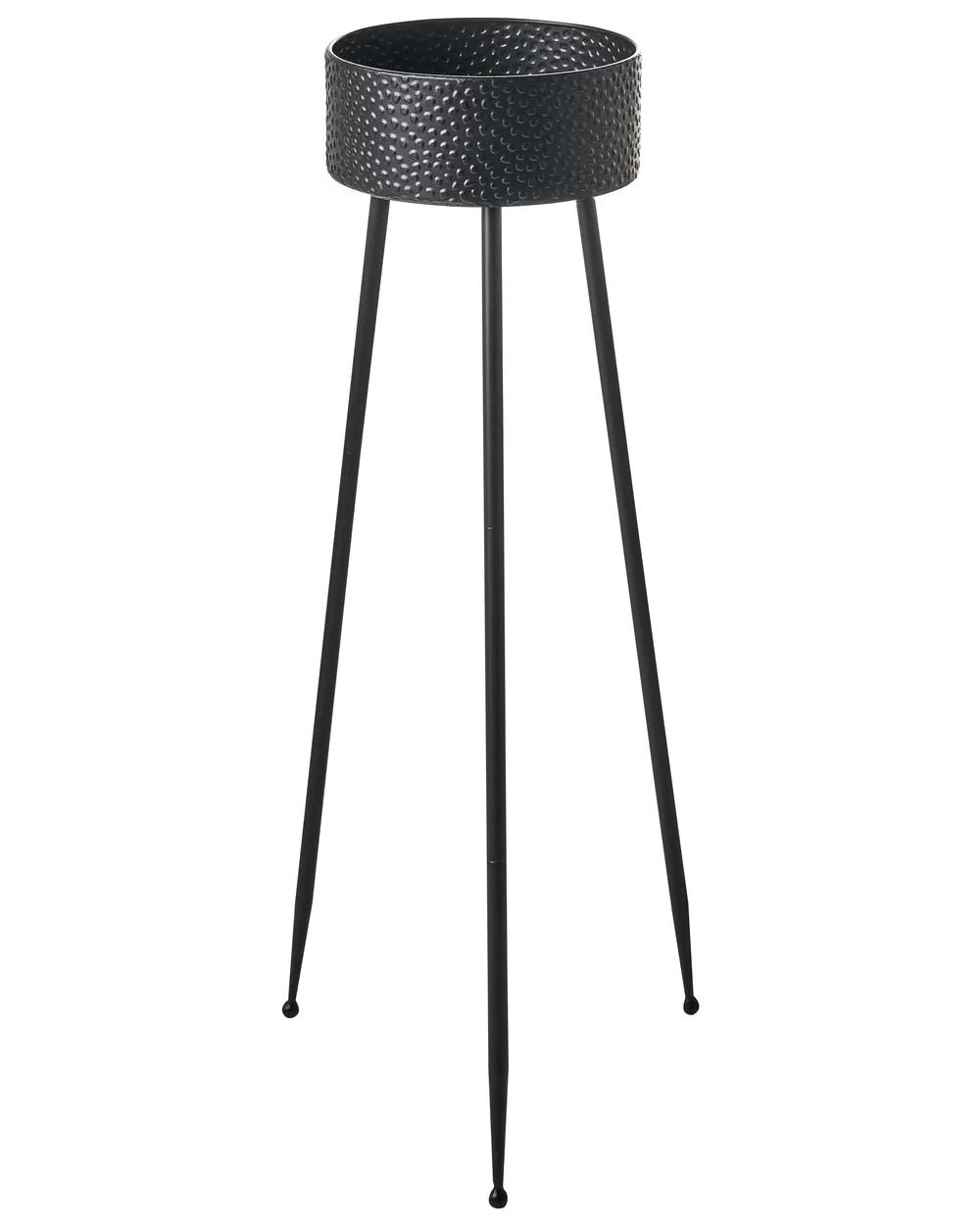Kwietnik LEIKA 33 cm Metal Czarny