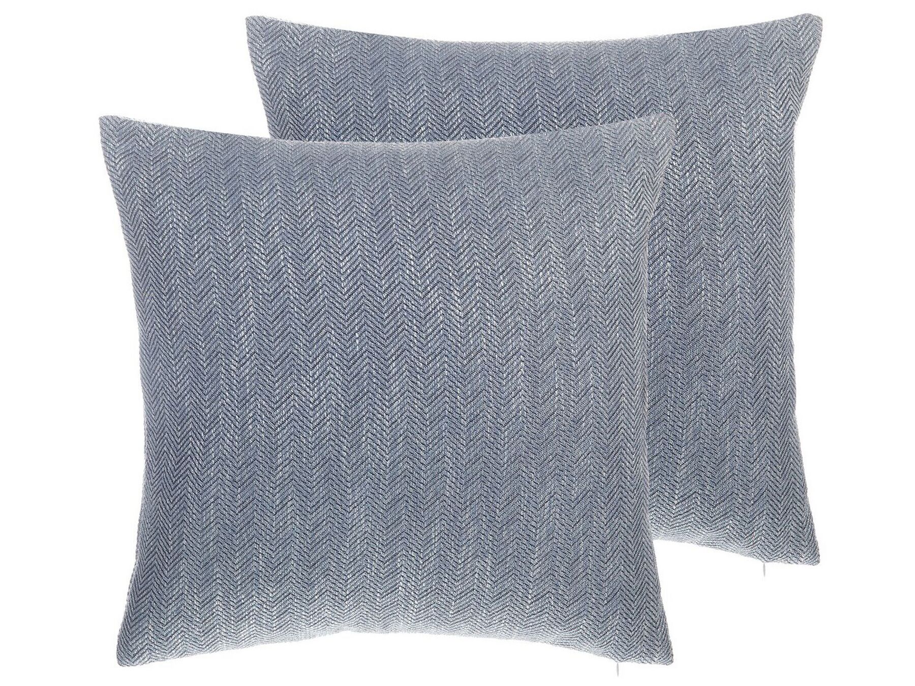 Conjunto de 2 cojines de algodón/poliéster gris 45 x 45 cm LUPINE_769294