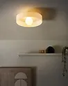 Plafonnier LUGUSE Verre Blanc