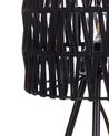 Tischlampe Metall schwarz 48 cm Trommelform CULEBRA_899013