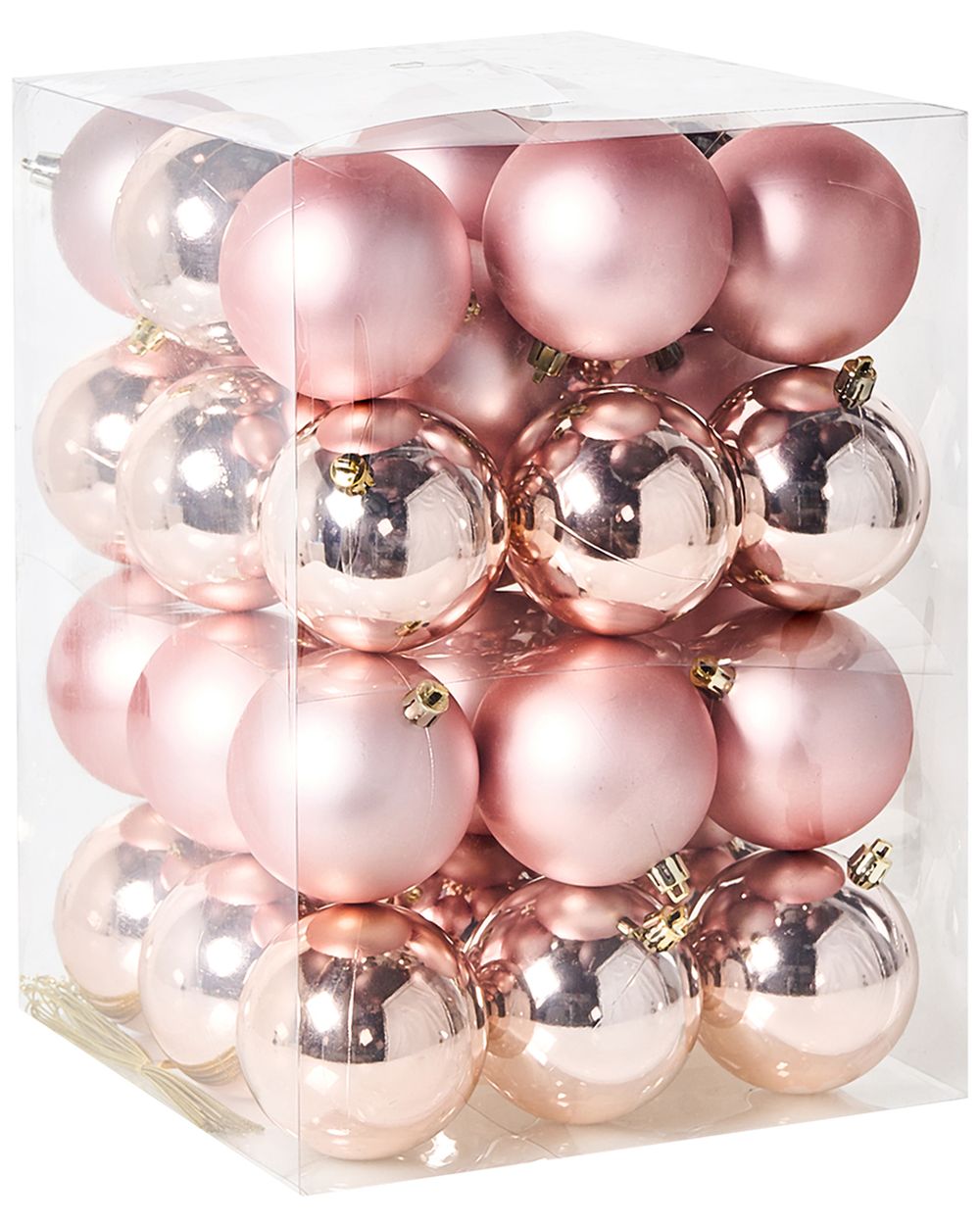 Weihnachtskugel 36er Set BYGDIN Rosa
