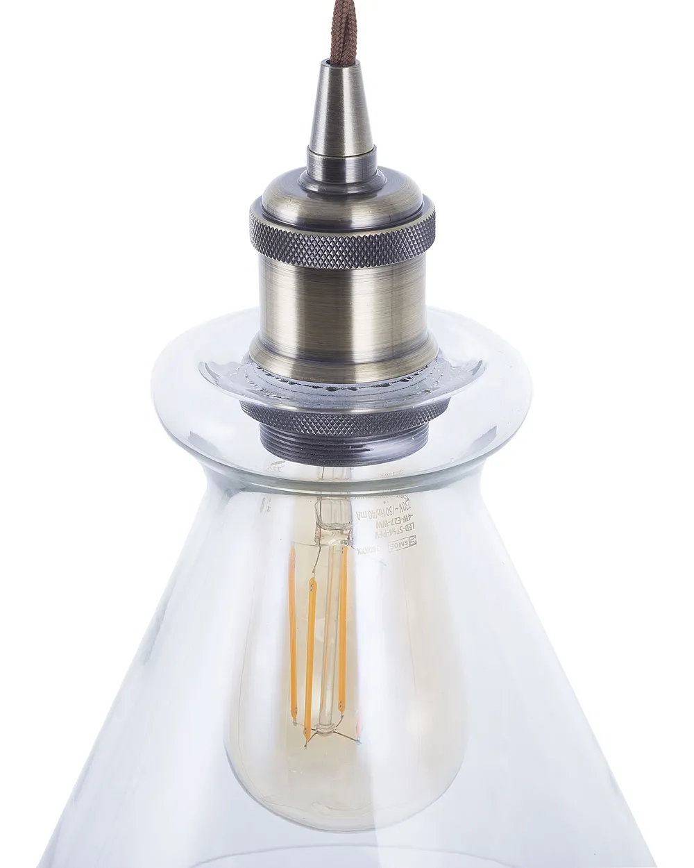 Pendant Lamp BERGANTES Glass Transparent_694653