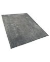 Tappeto shaggy grigio chiaro 140 x 200 cm EVREN_758694