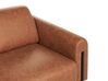 Conjunto de sofás 4 lugares em tecido castanho dourado ASKIM_918986