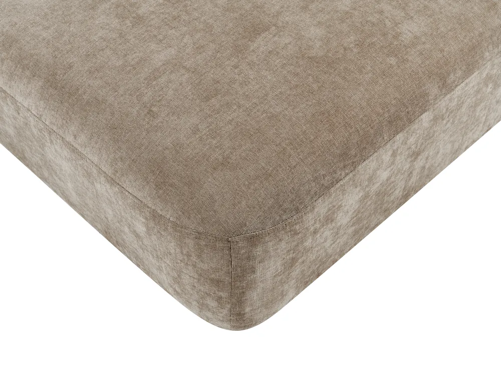 Divano modulare 2 posti AMLI con ottomana Tessuto Beige_1070315