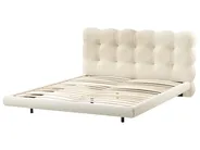 Bed Boucle SOULISSE 160 x 200 cm (EU King Size) Off-White_992677