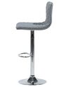 Set of 2 Adjustable Bar Stools Grey ORLANDO_685494