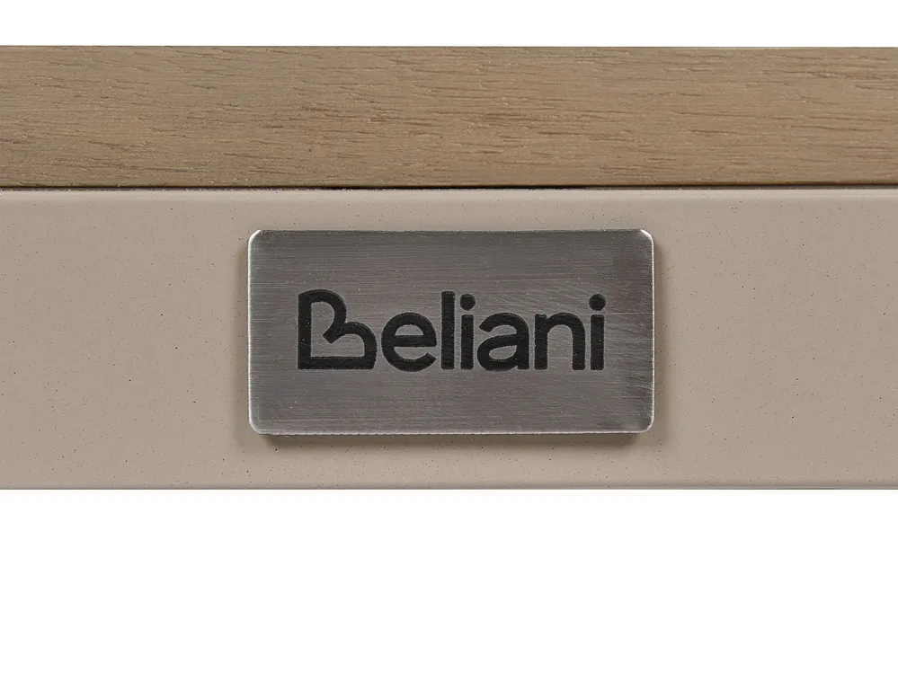 Set da giardino con tavolo 5 posti FIVIZZANO Legno d'acacia Beige_1161066