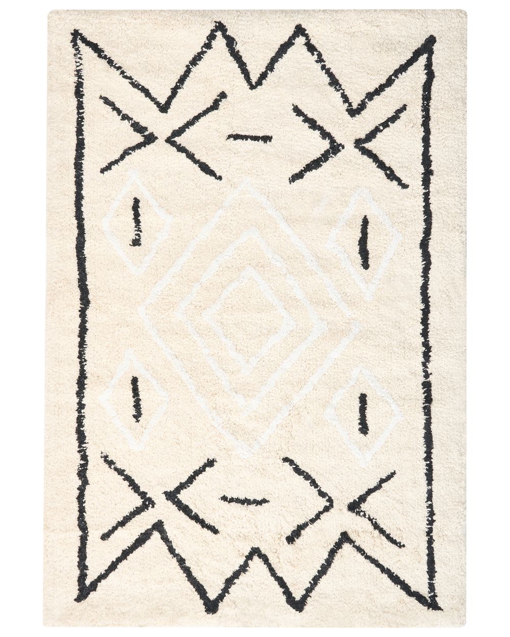 Tapis de bain UNTLA Beige clair 60 x 90 cm Coton