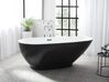 Badewanne freistehend schwarz oval 173 x 82 cm GUIANA_717503