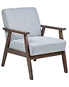 Armchair ASNES Fabric Light Grey