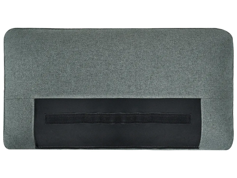 Modular Corner Sofa 5 Seater KIVVIK Fabric Green Left Hand_1045749