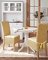 Set of 2 Dining Chairs ANDES Rattan Natural