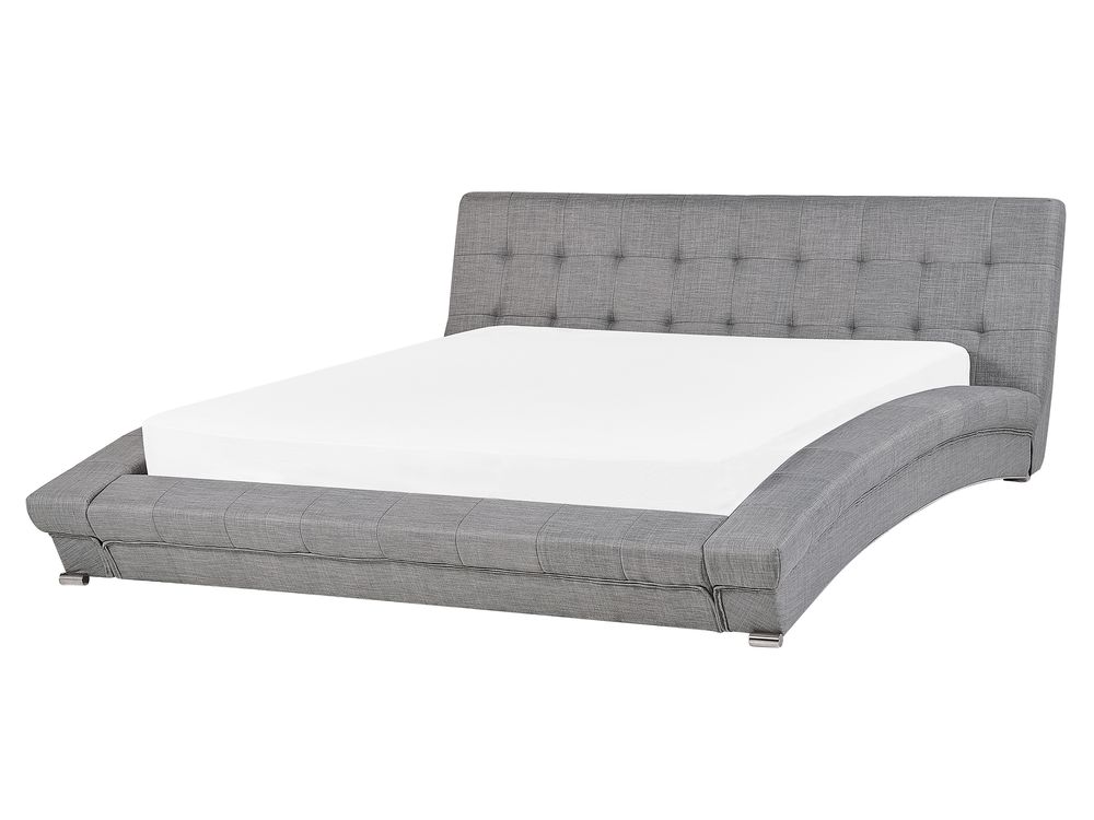 Waterbed Fabric LILLE 160 x 200 cm (EU King Size) Grey