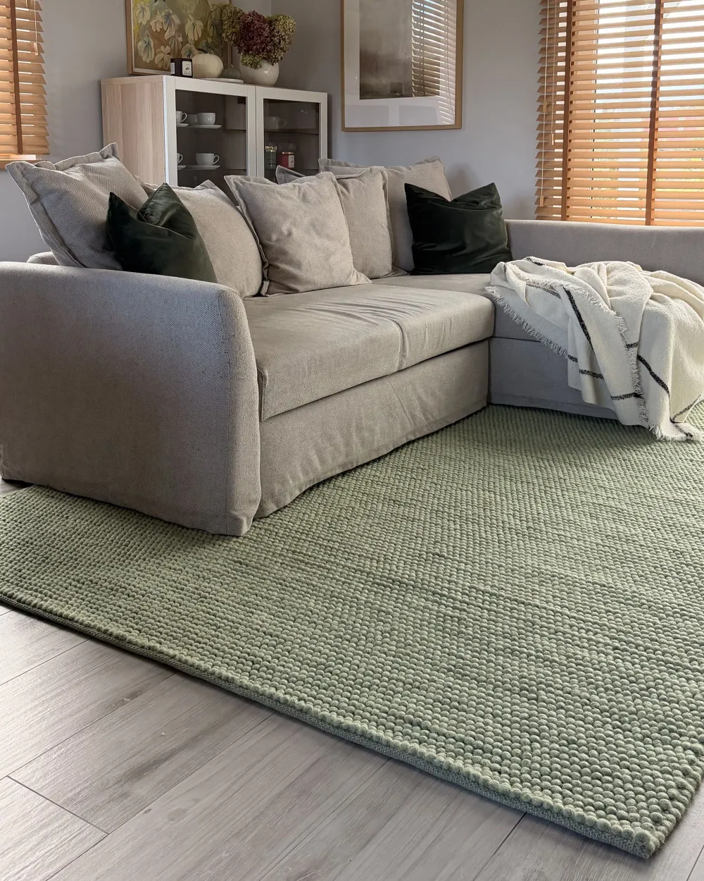 Covor KORDEA Verde 200 x 300 cm Lână_1190492