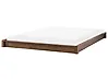 Bed without Headboard Wood ANTRAS 180 x 200 cm (EU Super King) Dark Brown
