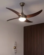 Ceiling Fan with Light CHACANA with Remote LED Brass_1133443