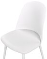 Sada 2 jídelních židlí bílá FOMBY_902824