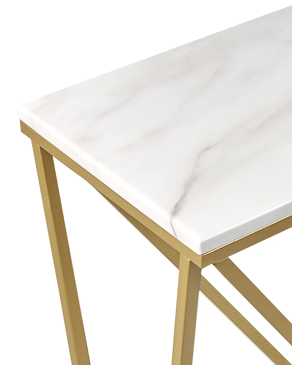 Console Table HAZEN Marble/ Gold_873123