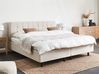 Letto regolabile Tessuto DUKE 180 x 200 cm Beige chiaro