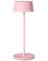 Wireless LED Table Lamp GUDER with Dimmer Metal Pink