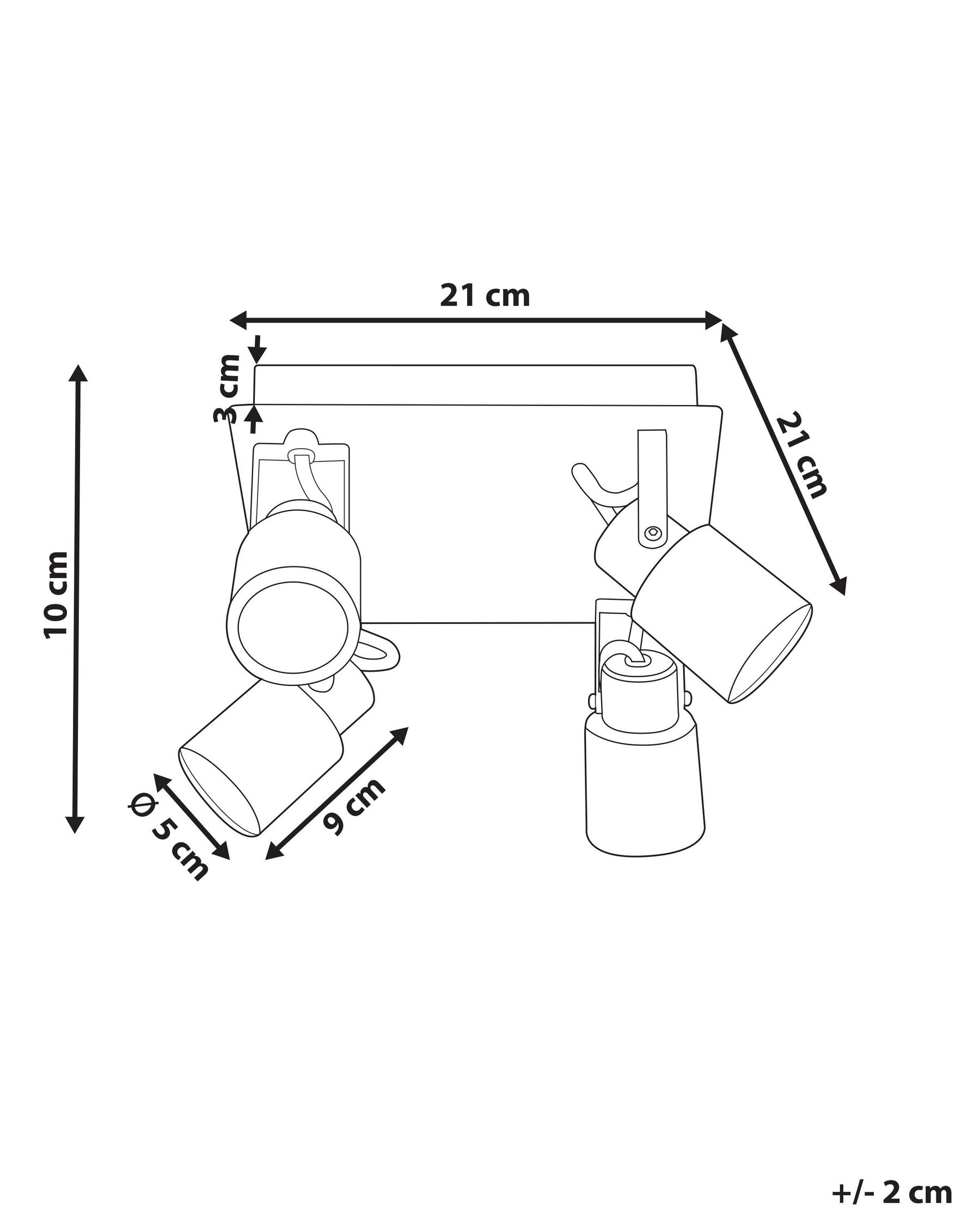 AGI - Lampe - Métal - lampe à ciseaux industrielle