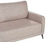 Sofa Bed 3 Seater HEMING Fabric Light Brown_953499