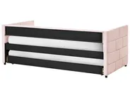 Trundle Bed Velvet CHAVONNE 90 x 200 cm (EU Single) Pink_1022025