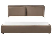Ottoman Bed BAJONNA Boucle Brown 180 x 200 cm (EU Super King)_966190
