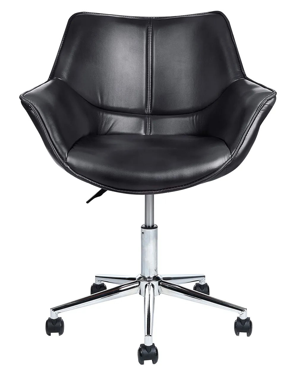 Sedia da scrivania NEWDALE Pelle sintetica Nero_854771