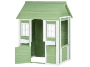 Garden Playhouse SAURIS Fir Wood Green_1104000