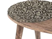 Set di 2 tavolini KHETUA Legno di mango Marrone_857318