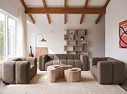 Armchair ANTOLA Boucle Taupe_1161655