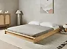 Cama sin cabecero Madera ANTRAS 180 x 200 cm Marrón claro