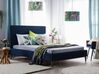 Čalouněná postel námořnická modrá 160 x 200 cm BAYONNE_744072